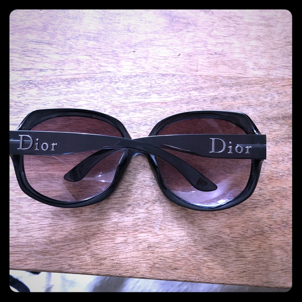Dior glossy 1 sunglasses black